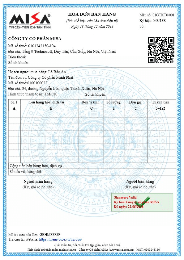 QUYẾT ĐỊNH SỬ DỤNG HÓA ĐƠN ĐIỆN TỬ